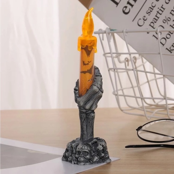 Halloween Ghost Hand Candle - Picture 2 of 3